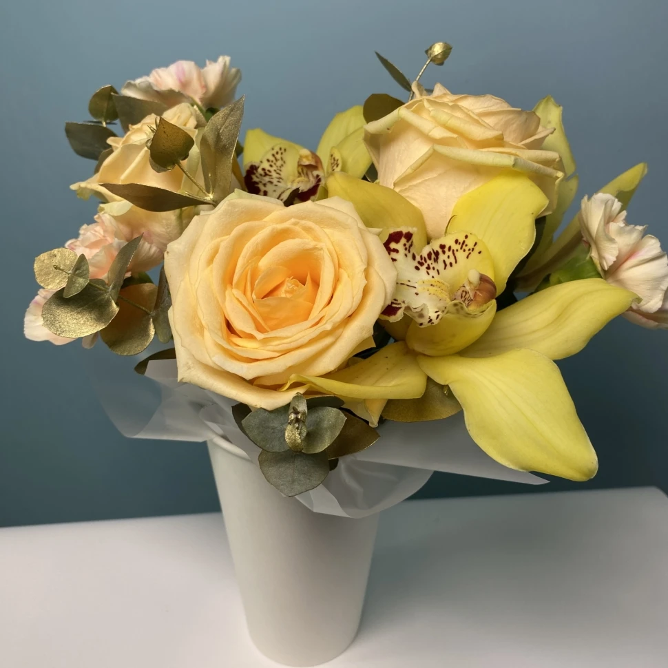 Композиция к 14 февраля "Золотая"