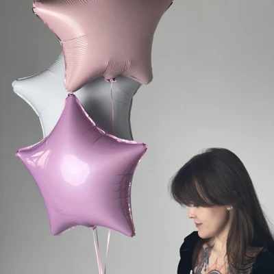 Шары звезды 3шт