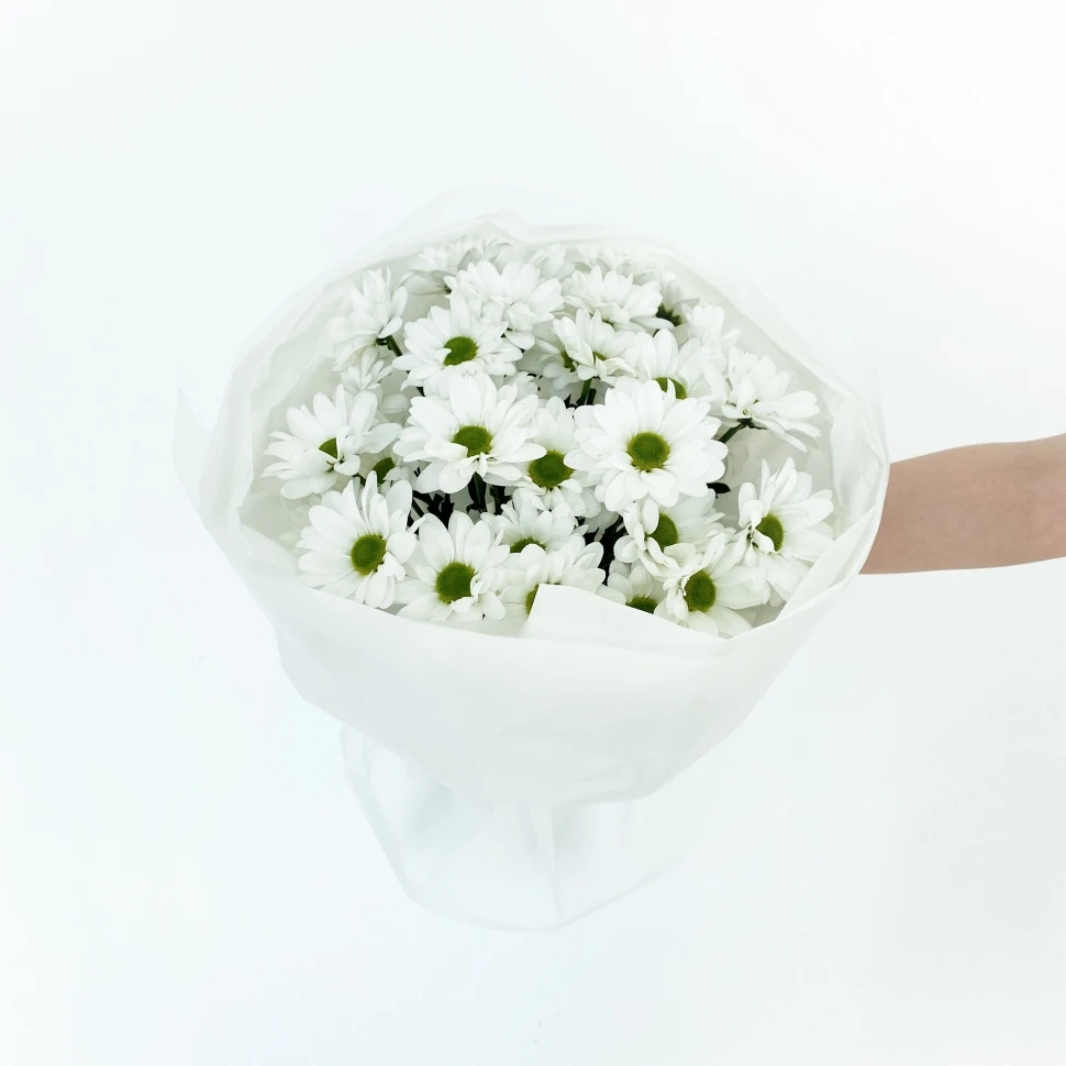 Букет из 5 кустовых хризантем