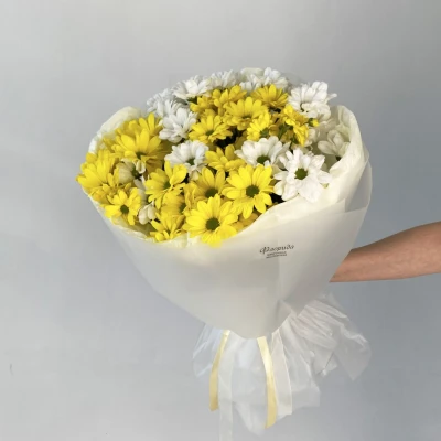 Букет из 7 хризантем